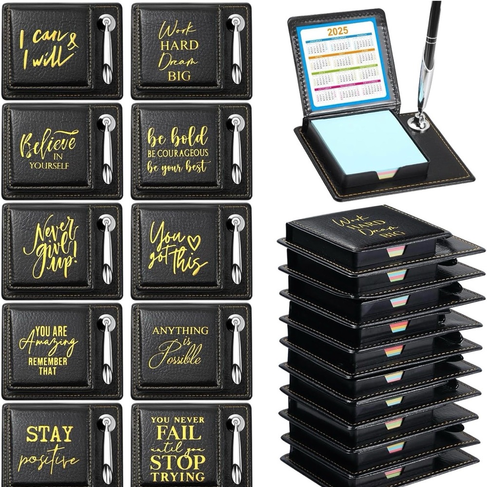 Buyer Appreciation - Black and Gold NWT Sticky Note & Pen Holder w/ 2 Extra Pads - Picture 2 of 13